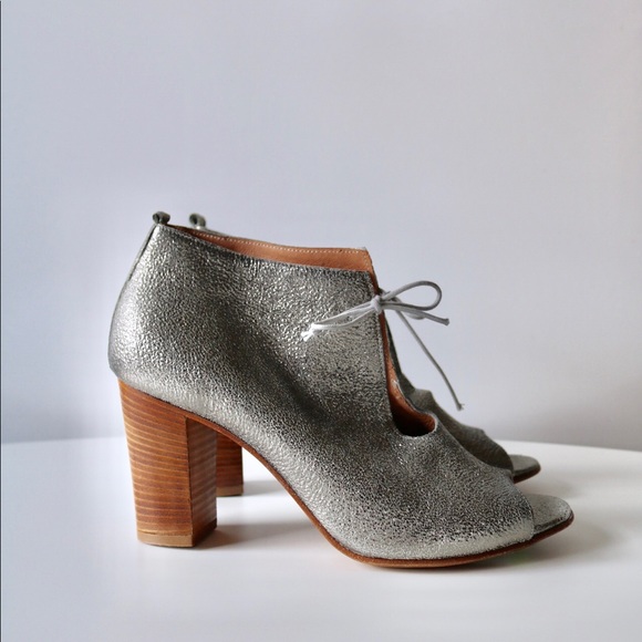 Cordani Shoes - Cordani Borini Pewter Grey Acciaio Leather Bootie